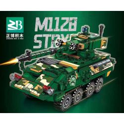 MASAHIRO 6786 XE PHÁO DI ĐỘNG M1128 bộ đồ chơi xếp lắp ráp ghép mô hình Military Army Quân Sự Bộ Đội 395 khối