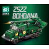 MASAHIRO 6787 PHÁO TỰ HÀNH 2S22 bộ đồ chơi xếp lắp ráp ghép mô hình Military Army 2S22 BOHDANA Quân Sự Bộ Đội 457 khối