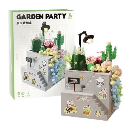 TAKUGI T6002 6002 TIỆC SÂN VƯỜN HỘP ĐỰNG MỌNG NƯỚC bộ đồ chơi xếp lắp ráp ghép mô hình Gear Đồ Lắp Ghép 513 khối