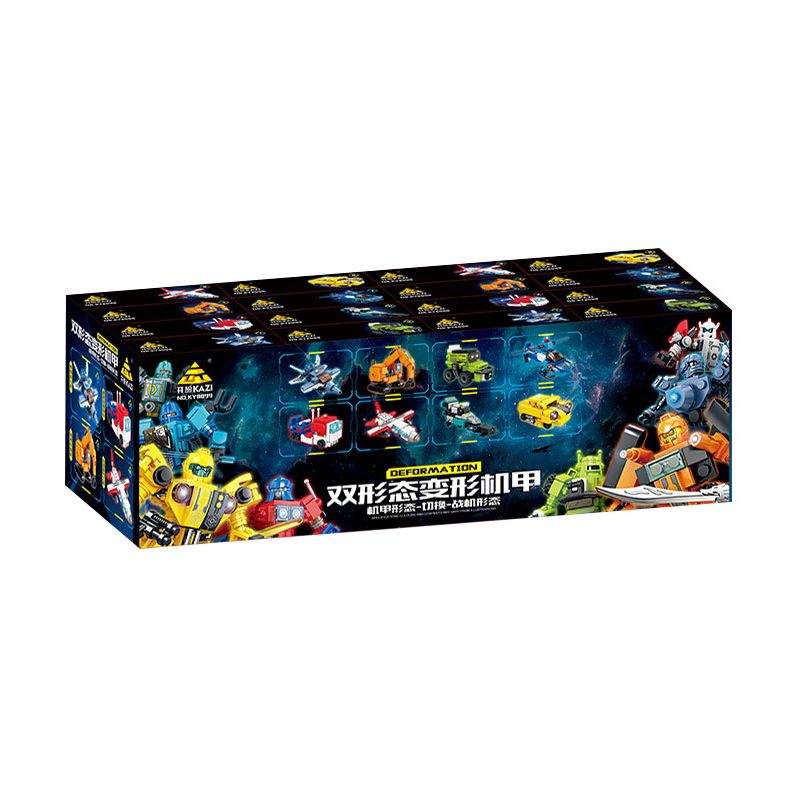 Kazi KY8099 8099 CƠ CHẾ BIẾN ĐỔI DẠNG KÉP bộ đồ chơi xếp lắp ráp ghép mô hình