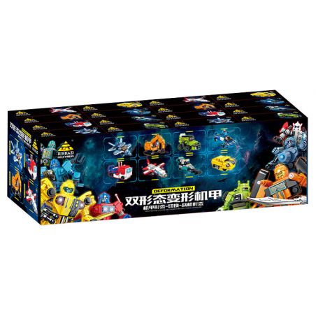 Kazi KY8099 8099 CƠ CHẾ BIẾN ĐỔI DẠNG KÉP bộ đồ chơi xếp lắp ráp ghép mô hình