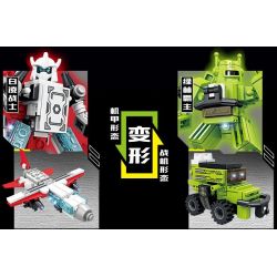 Kazi KY8099 8099 CƠ CHẾ BIẾN ĐỔI DẠNG KÉP bộ đồ chơi xếp lắp ráp ghép mô hình