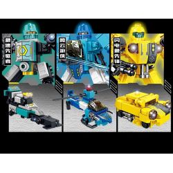 Kazi KY8099 8099 CƠ CHẾ BIẾN ĐỔI DẠNG KÉP bộ đồ chơi xếp lắp ráp ghép mô hình