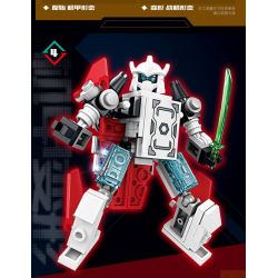 Kazi KY8099 8099 CƠ CHẾ BIẾN ĐỔI DẠNG KÉP bộ đồ chơi xếp lắp ráp ghép mô hình