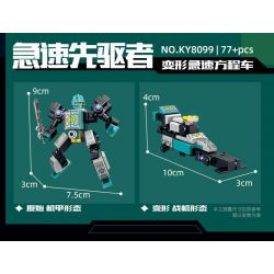 Kazi KY8099 8099 CƠ CHẾ BIẾN ĐỔI DẠNG KÉP bộ đồ chơi xếp lắp ráp ghép mô hình