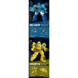 Kazi KY8099 8099 CƠ CHẾ BIẾN ĐỔI DẠNG KÉP bộ đồ chơi xếp lắp ráp ghép mô hình