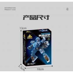 Kazi KY8099 8099 CƠ CHẾ BIẾN ĐỔI DẠNG KÉP bộ đồ chơi xếp lắp ráp ghép mô hình