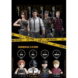 GUDI 20501 PEACE ELITE TỔ HỢP XÂY DỰNG ĐẢO 4 bộ đồ chơi xếp lắp ráp ghép mô hình Movie & Game Phim Và Trò Chơi 652 khối