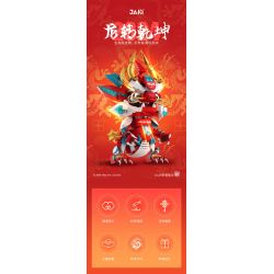 JAKI JK5138 5138 RỒNG HOÁN ĐỔI VŨ TRỤ NĂM MỚI 2024 CUNG HOÀNG ĐẠO PHIÊN BẢN GIỚI HẠN bộ đồ chơi xếp lắp ráp ghép mô hình Creator FLAME MECHA LOONG Sáng Tạo