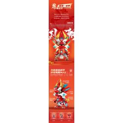 JAKI JK5138 5138 RỒNG HOÁN ĐỔI VŨ TRỤ NĂM MỚI 2024 CUNG HOÀNG ĐẠO PHIÊN BẢN GIỚI HẠN bộ đồ chơi xếp lắp ráp ghép mô hình Creator FLAME MECHA LOONG Sáng Tạo