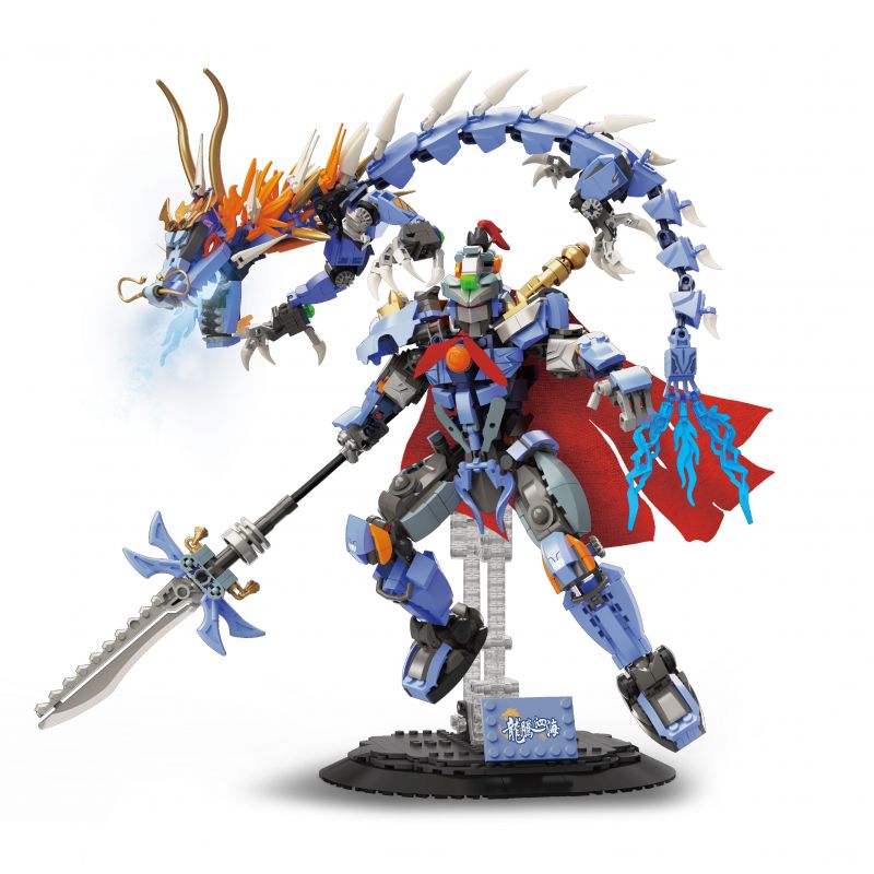 KAIDO KD99012 99012 TRUYỀN THUYẾT SƠN HẢI KINH SÁNG THẾ LONG ĐẰNG SĨ ỨNG bộ đồ chơi xếp lắp ráp ghép mô hình 1318 khối