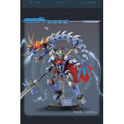 KAIDO KD99012 99012 TRUYỀN THUYẾT SƠN HẢI KINH SÁNG THẾ LONG ĐẰNG SĨ ỨNG bộ đồ chơi xếp lắp ráp ghép mô hình 1318 khối