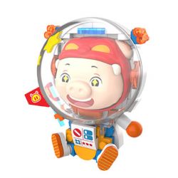 JAKI JK6830 6830 PIGMAN NAM CHÂM TỦ LẠNH SPACE bộ đồ chơi xếp lắp ráp ghép mô hình Movie & Game ASTRONAUT GG BOND Phim Và Trò Chơi