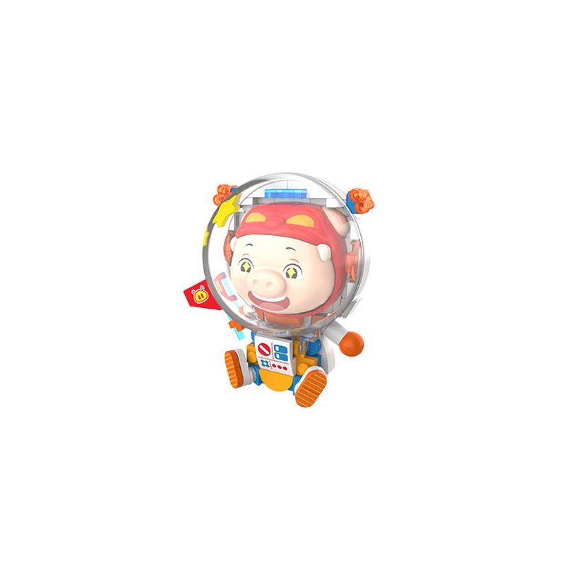 JAKI JK6830 6830 PIGMAN NAM CHÂM TỦ LẠNH SPACE bộ đồ chơi xếp lắp ráp ghép mô hình Movie & Game ASTRONAUT GG BOND Phim Và Trò Chơi