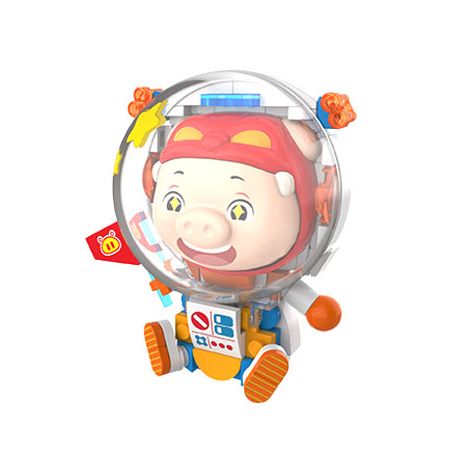 JAKI JK6830 6830 PIGMAN NAM CHÂM TỦ LẠNH SPACE bộ đồ chơi xếp lắp ráp ghép mô hình Movie & Game ASTRONAUT GG BOND Phim Và Trò Chơi