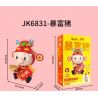 JAKI JK6830 6830 PIGMAN NAM CHÂM TỦ LẠNH SPACE bộ đồ chơi xếp lắp ráp ghép mô hình Movie & Game ASTRONAUT GG BOND Phim Và Trò Chơi