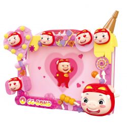 JAKI JK6815 6815 PIG MAN JADE KHUNG ẢNH ĐẦY ĐƯỜNG bộ đồ chơi xếp lắp ráp ghép mô hình Movie & Game CANDY PICTURE FRAME Phim Và Trò Chơi