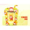 JAKI JK6815 6815 PIG MAN JADE KHUNG ẢNH ĐẦY ĐƯỜNG bộ đồ chơi xếp lắp ráp ghép mô hình Movie & Game CANDY PICTURE FRAME Phim Và Trò Chơi