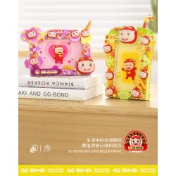 JAKI JK6816 6816 PIG MAN KHUNG ẢNH TRÀ TRÁI CÂY LỢN QUÝ HIẾM bộ đồ chơi xếp lắp ráp ghép mô hình Movie & Game BUBBLE TEA PICTURE FRAME Phim Và Trò Chơi