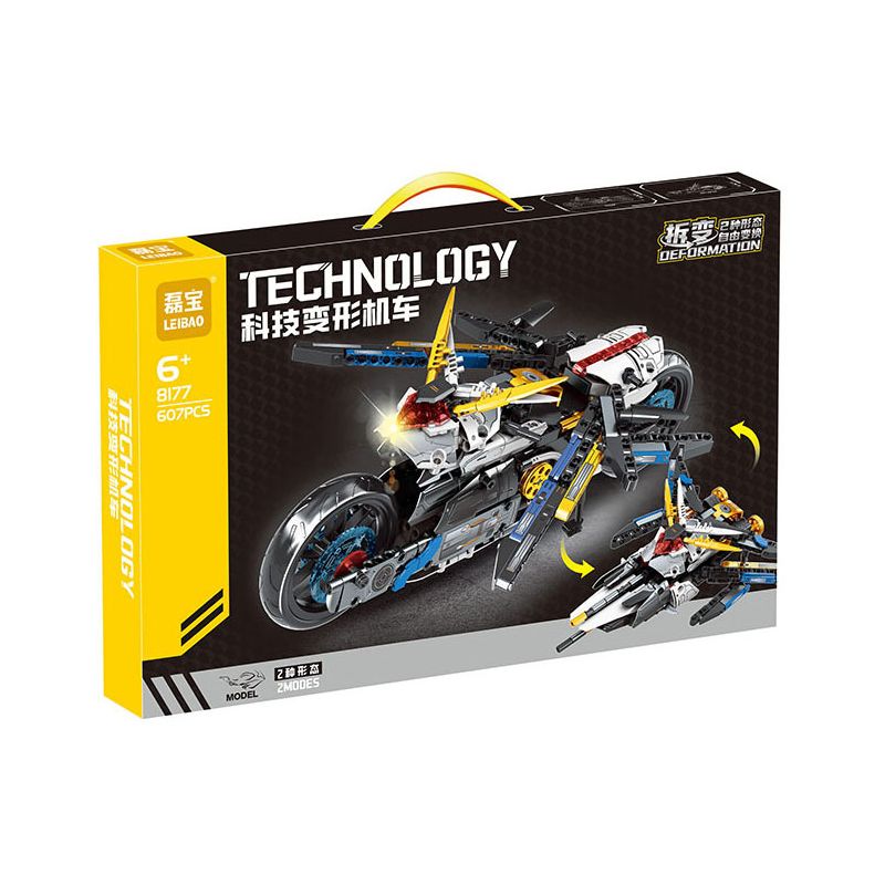 LEIBAO 8177 ĐẦU MÁY CHUYỂN ĐỔI CÔNG NGHỆ bộ đồ chơi xếp lắp ráp ghép mô hình Technic Kỹ Thuật Công Nghệ Cao Mô Hình Phương Tiện 607 khối