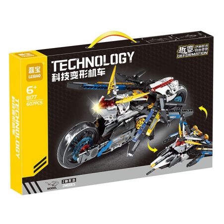 LEIBAO 8177 ĐẦU MÁY CHUYỂN ĐỔI CÔNG NGHỆ bộ đồ chơi xếp lắp ráp ghép mô hình Technic Kỹ Thuật Công Nghệ Cao Mô Hình Phương Tiện 607 khối