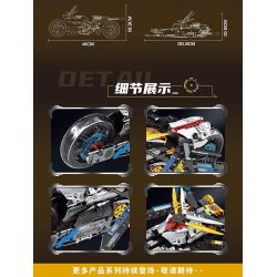 LEIBAO 8177 ĐẦU MÁY CHUYỂN ĐỔI CÔNG NGHỆ bộ đồ chơi xếp lắp ráp ghép mô hình Technic Kỹ Thuật Công Nghệ Cao Mô Hình Phương Tiện 607 khối