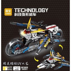 LEIBAO 8177 ĐẦU MÁY CHUYỂN ĐỔI CÔNG NGHỆ bộ đồ chơi xếp lắp ráp ghép mô hình Technic Kỹ Thuật Công Nghệ Cao Mô Hình Phương Tiện 607 khối