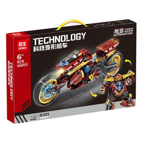 LEIBAO 8179 ĐẦU MÁY CHUYỂN ĐỔI CÔNG NGHỆ bộ đồ chơi xếp lắp ráp ghép mô hình Technic Kỹ Thuật Công Nghệ Cao Mô Hình Phương Tiện 606 khối