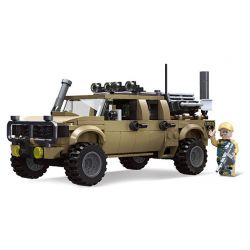 JIESTAR 61113 XE ĐỊA HÌNH ĐẶC BIỆT bộ đồ chơi xếp lắp ráp ghép mô hình Military Army SPECIAL OFF-ROAD VEHICLE Quân Sự Bộ Đội 292 khối