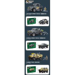 JIESTAR 61114 BỆ PHÓNG TÊN LỬA BM bộ đồ chơi xếp lắp ráp ghép mô hình Military Army BM ROCKET ARTILLERY Quân Sự Bộ Đội 338 khối