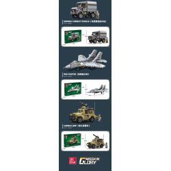 JIESTAR 61114 BỆ PHÓNG TÊN LỬA BM bộ đồ chơi xếp lắp ráp ghép mô hình Military Army BM ROCKET ARTILLERY Quân Sự Bộ Đội 338 khối