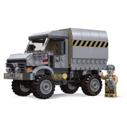 JIESTAR 61115 XE CHIẾN ĐẤU UNIMOG bộ đồ chơi xếp lắp ráp ghép mô hình Military Army UNIMOK COMBAT VEHICLE Quân Sự Bộ Đội 255 khối