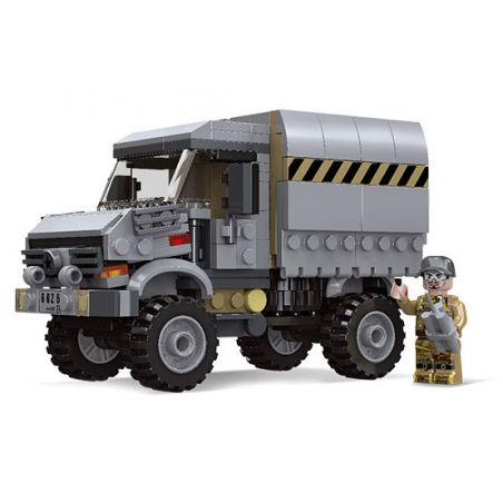 JIESTAR 61115 XE CHIẾN ĐẤU UNIMOG bộ đồ chơi xếp lắp ráp ghép mô hình Military Army UNIMOK COMBAT VEHICLE Quân Sự Bộ Đội 255 khối