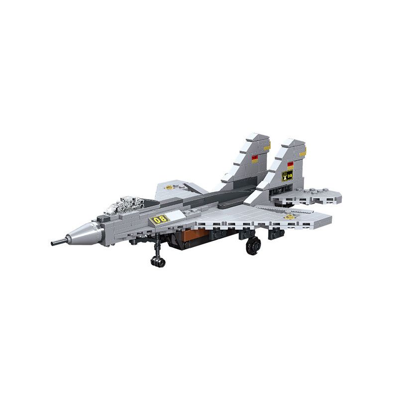 JIESTAR 61116 MÁY BAY CHIẾN ĐẤU MIG bộ đồ chơi xếp lắp ráp ghép mô hình Military Army MIG FIGHTER Quân Sự Bộ Đội 317 khối