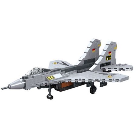 JIESTAR 61116 MÁY BAY CHIẾN ĐẤU MIG bộ đồ chơi xếp lắp ráp ghép mô hình Military Army MIG FIGHTER Quân Sự Bộ Đội 317 khối