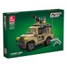 JIESTAR 61117 XE JEEP CHIẾN ĐẤU bộ đồ chơi xếp lắp ráp ghép mô hình Military Army COMBAT JEEP Quân Sự Bộ Đội 317 khối