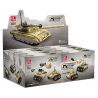 JIESTAR 59223 TRẬN CHIẾN XE TĂNG TÁM TRONG MỘT bộ đồ chơi xếp lắp ráp ghép mô hình Military Army TANK BATTLE Quân Sự Bộ Đội 679 khối
