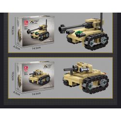 JIESTAR 59223 TRẬN CHIẾN XE TĂNG TÁM TRONG MỘT bộ đồ chơi xếp lắp ráp ghép mô hình Military Army TANK BATTLE Quân Sự Bộ Đội 679 khối