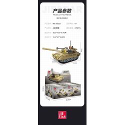 JIESTAR 59223 TRẬN CHIẾN XE TĂNG TÁM TRONG MỘT bộ đồ chơi xếp lắp ráp ghép mô hình Military Army TANK BATTLE Quân Sự Bộ Đội 679 khối