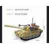 JIESTAR 59223 TRẬN CHIẾN XE TĂNG TÁM TRONG MỘT bộ đồ chơi xếp lắp ráp ghép mô hình Military Army TANK BATTLE Quân Sự Bộ Đội 679 khối