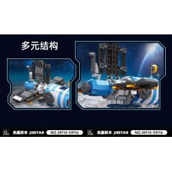 JIESTAR 59114 KHÁM PHÁ VŨ TRỤ THÁM HIỂM MẶT TRĂNG bộ đồ chơi xếp lắp ráp ghép mô hình City LUNAR EXPLORATION Thành Phố 257 khối