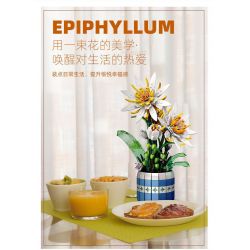 JIESTAR JJ9033 9033 BIỂU MÔ bộ đồ chơi xếp lắp ráp ghép mô hình Creator EPIPHYLLUM BONSAI Sáng Tạo 835 khối