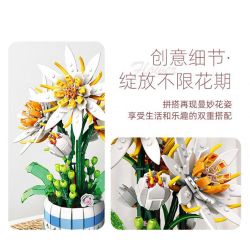 JIESTAR JJ9033 9033 BIỂU MÔ bộ đồ chơi xếp lắp ráp ghép mô hình Creator EPIPHYLLUM BONSAI Sáng Tạo 835 khối
