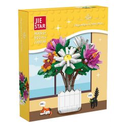 JIESTAR JJ9036 9036 CHẬU CÂY HOA CÚC bộ đồ chơi xếp lắp ráp ghép mô hình Creator CHIYSANTHEMUM POTTED PLANT Sáng Tạo 900 khối