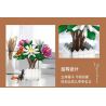 JIESTAR JJ9036 9036 CHẬU CÂY HOA CÚC bộ đồ chơi xếp lắp ráp ghép mô hình Creator CHIYSANTHEMUM POTTED PLANT Sáng Tạo 900 khối