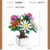 JIESTAR JJ9036 9036 CHẬU CÂY HOA CÚC bộ đồ chơi xếp lắp ráp ghép mô hình Creator CHIYSANTHEMUM POTTED PLANT Sáng Tạo 900 khối