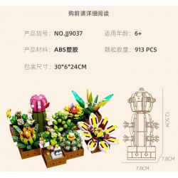JIESTAR JJ9037 9037 MỌNG NƯỚC bộ đồ chơi xếp lắp ráp ghép mô hình Creator BOTANICAL GARDEN Sáng Tạo 913 khối