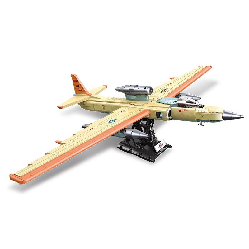 JIESTAR 58093 JJ9097 9097 SỨ MỆNH VINH QUANG MÁY BAY TRINH SÁT U2 bộ đồ chơi xếp lắp ráp ghép mô hình Military Army U-2 RECONNAISSANCE AIRPLANE Quân Sự Bộ Đội 1363 khối