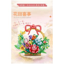 WOMA C0287 0287 HOA VÀ SỰ KIỆN NGỌT NGÀO bộ đồ chơi xếp lắp ráp ghép mô hình Creator Sáng Tạo 652 khối