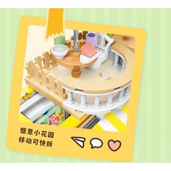 SEMBO 612022 THẾ GIỚI HAI MẶT CỦA LIU YA ĐÚNG LÀ MỘT CON VỊT TIỆN LỢI bộ đồ chơi xếp lắp ráp ghép mô hình 529 khối